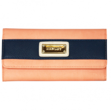 Henley Ladies Mara Purse - Peach/Cream/Blue